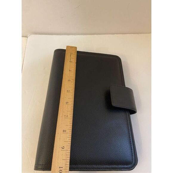 Franklin Covey 365 agenda book black leather 7x10” 2002 Planner - Picture 2 of 6